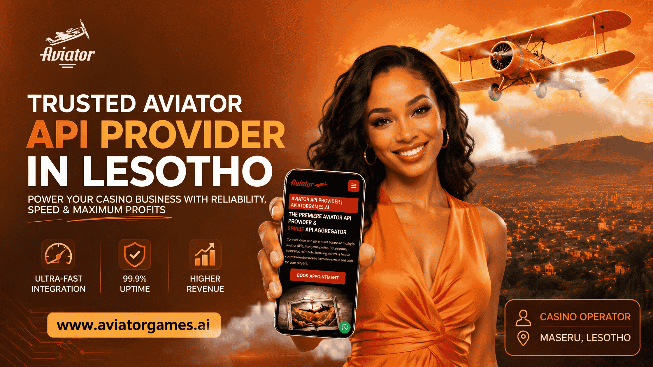 Aviator API provider in Lesotho