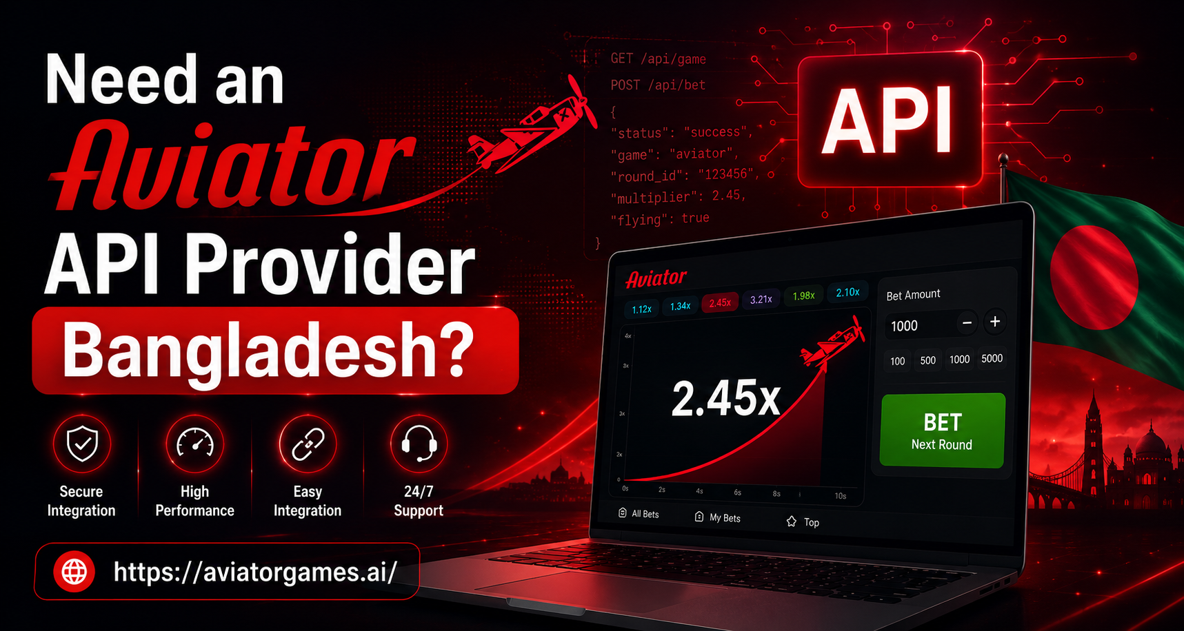 Aviator API Provider